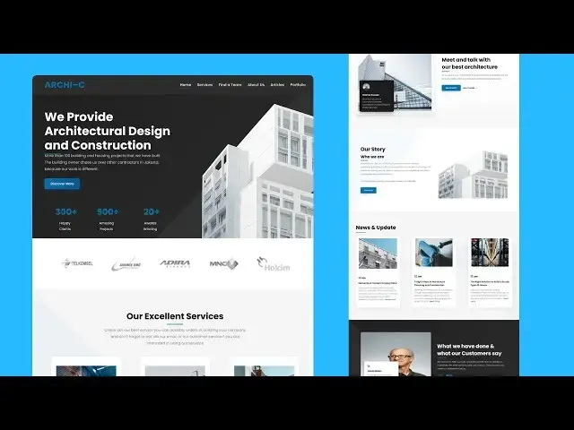 website design service i will do construction website design service